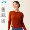 UTO Women's Merino Wool Long-Sleeve Performance T-Shirt