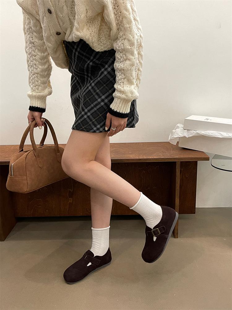 Shoes Woman 2025 Female Leather Comfy Flats Loafers Trotter Moccasins Potato Shoes with Arch Support New London Clogs for Girls