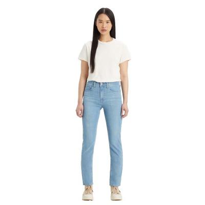 Womens/Ladies 724 Rio Fate Leather Patch Straight Leg High Rise Jeans