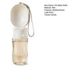Yousheng Portable Pet Water Bottle Leak-Proof Dog Water Dispenser with Drinking Bowl Food Compartment Travel Water Bottle for Cats Hiking Walking