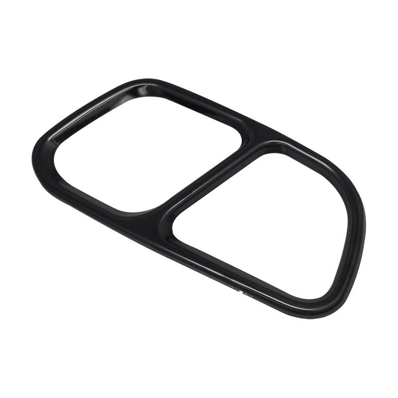 Stainless Steel Black Exhaust Tailpipe Frame for BMW X5 (2014-2018)