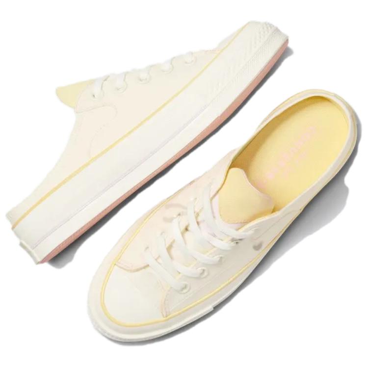 Converse Chuck 70 Casual Comfortable Open-Toe Slippers Women Slippers White A10076C