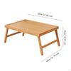 Japanese Floor Table Bed Multifunctional Wood Desk for Living Room Bedroom Gaming Writing