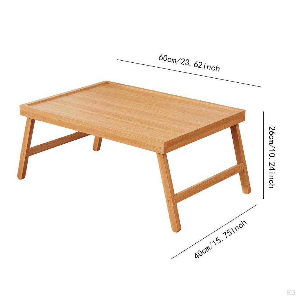 Japanese Floor Table Bed Multifunctional Wood Desk for Living Room Bedroom Gaming Writing