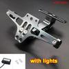 Motorcycle Rear License Plate Mount Holder Turn Signal Lights For Kawasaki Z750 Z800 Honda Yamaha MT07 MT09 MT10 R1 Accessores