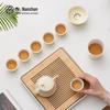 Chinese Style White Porcelain Kung Fu Tea Set