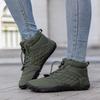 Warm Snow Boots Women Winter Hiking Boots High-top Outdoor Sports Shoes Men Non-slip Plush Sneakers
