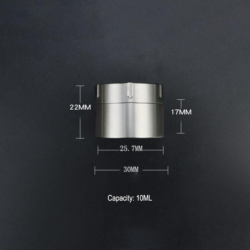 Big Capacity Storage Tank Waterproof Moisture-proof Medicine Storage EDC Canister Titanium Alloy Seal Bottle Box Pill Case
