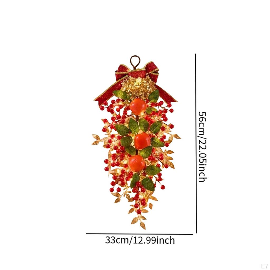 Chinesischer Jahreskranz Girlande Frühlingsfest Türschmuck für Wand