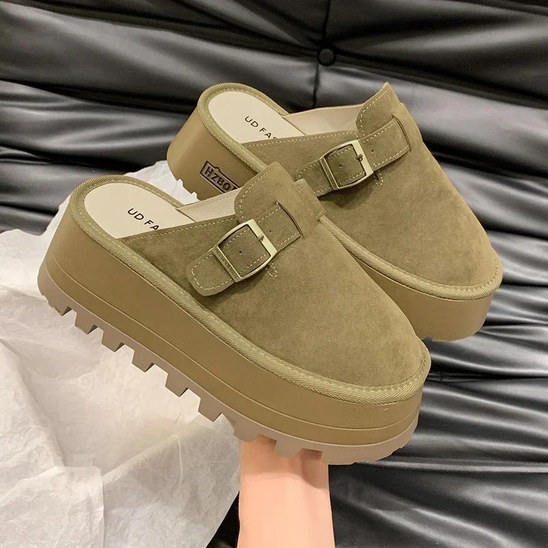 

Модная женская обувь на плоской подошве Новинка Горячая распродажа Женская обувь из пробки Уличная Повседневная Удобная на толстой подошве Модная женская повседневная обувь 35