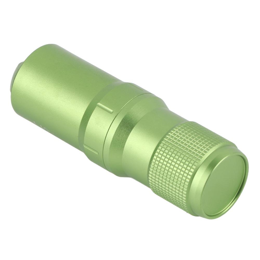 Green Pill Container Aluminum Alloy Keychain Container Durable Capsule Tube  Camping Survival