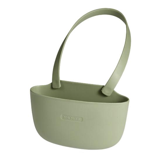 Kitchen Sink Holder Hanging Drain Basket Large Capacity Easy to Install Multipurpose Soap Sponge Holder Kitchen Accessories