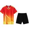 Summer Competition Training Uniform Adult Short Sleeve Sports Team Uniform Loose Football Training Uniform Set Male And Female Children Students