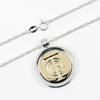 TIFFANY&Co. T & C Coin Necklace Silver925/K18 Yellow Gold 14.3g Women Used