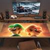Mario & Luigi Duo Print  Cushion Non-slip Laptop Tablet Big Mousepad XXL Mat Mini PC Playmat With Lock edge