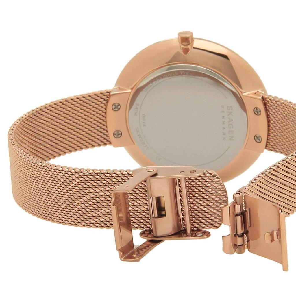 Skagen Women's Watch SKW2811 Rose Gold Navy [Parallel Import]