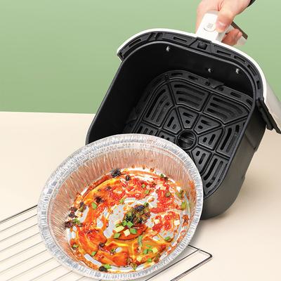 Air Fryer Aluminum Foil Pan Kitchen Supplies Food Containers Square Oven Bbq Tray Oil-Proof Non-Stick Kitchen Baking Tools