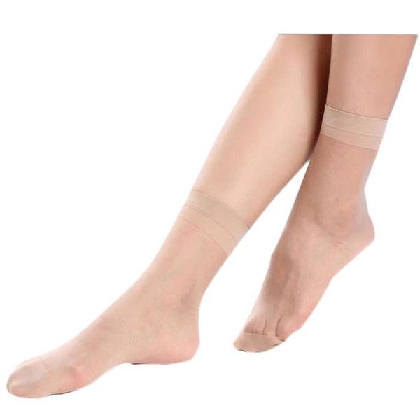 10 Pairs Women Ultra Thin Elastic Silk Girl Short Stockings Ankle Low Cut Socks 10 Pairs Women Ultra Thin Elastic Silk Girl Short Stockings Ankle Low Cut Socks