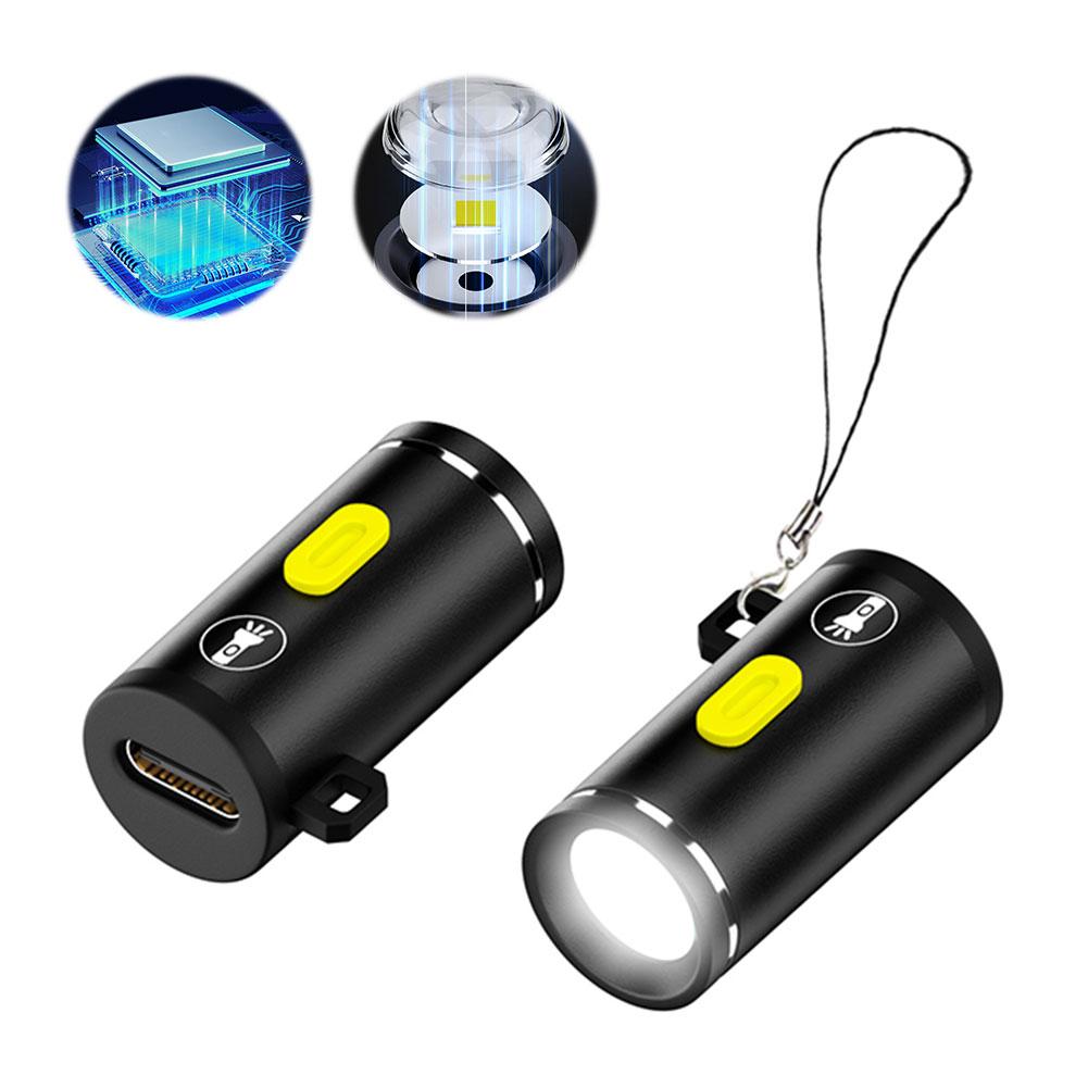 Camping LED Handheld Mini Flashlight Aluminum Alloy Portable Camping Flashlight Camping Torch Light for Outdoor Hiking Camping
