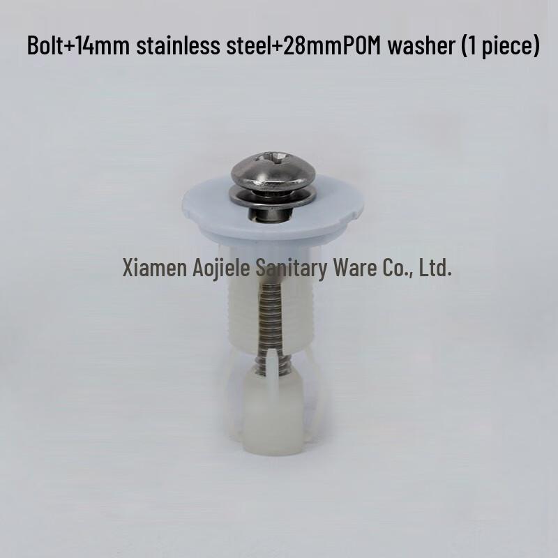 Plastic Toilet Seat Expansion Bolt & Nut Set