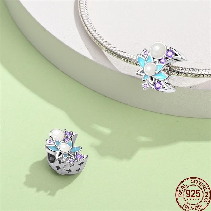 Luminous Firefly Star Moon Cherry Catcopper Pendant Beads 3Mm Diy For Women Exquisite Jewelry Making Gift