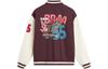 Li Ning Basketball Collection Baseball Jacket Men's Deep Purplish Red AFDT881-2