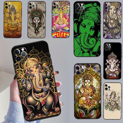 Ganesha The Hindu Phone Case For iPhone 15 14 13 12 11 16 17 Pro Max 13 Mini 15 16 Plus 16e 17 Air Cover Funda