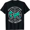 Herren- und Damen-T-Shirts NEU LIMITIERT Flache Erde Design Fragen Design Tolle Geschenkidee T-Shirt S-3XL