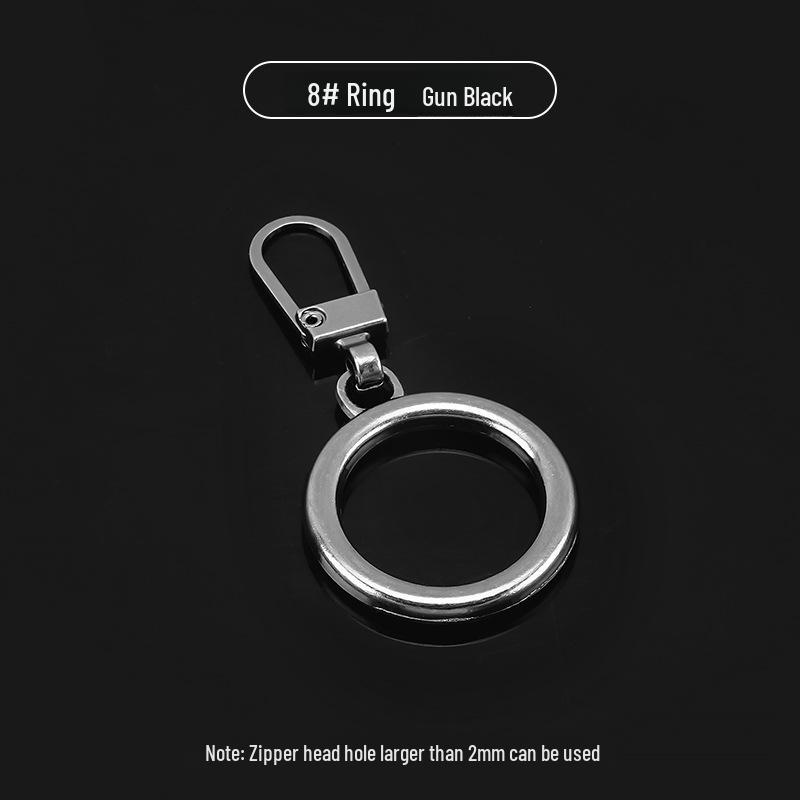 DIY Metal Zipper Pull Replacement for Bags and Clothing