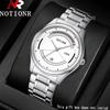 Men'S Stainless Steel Watch, Casual Simple Men'S Quartz Watch