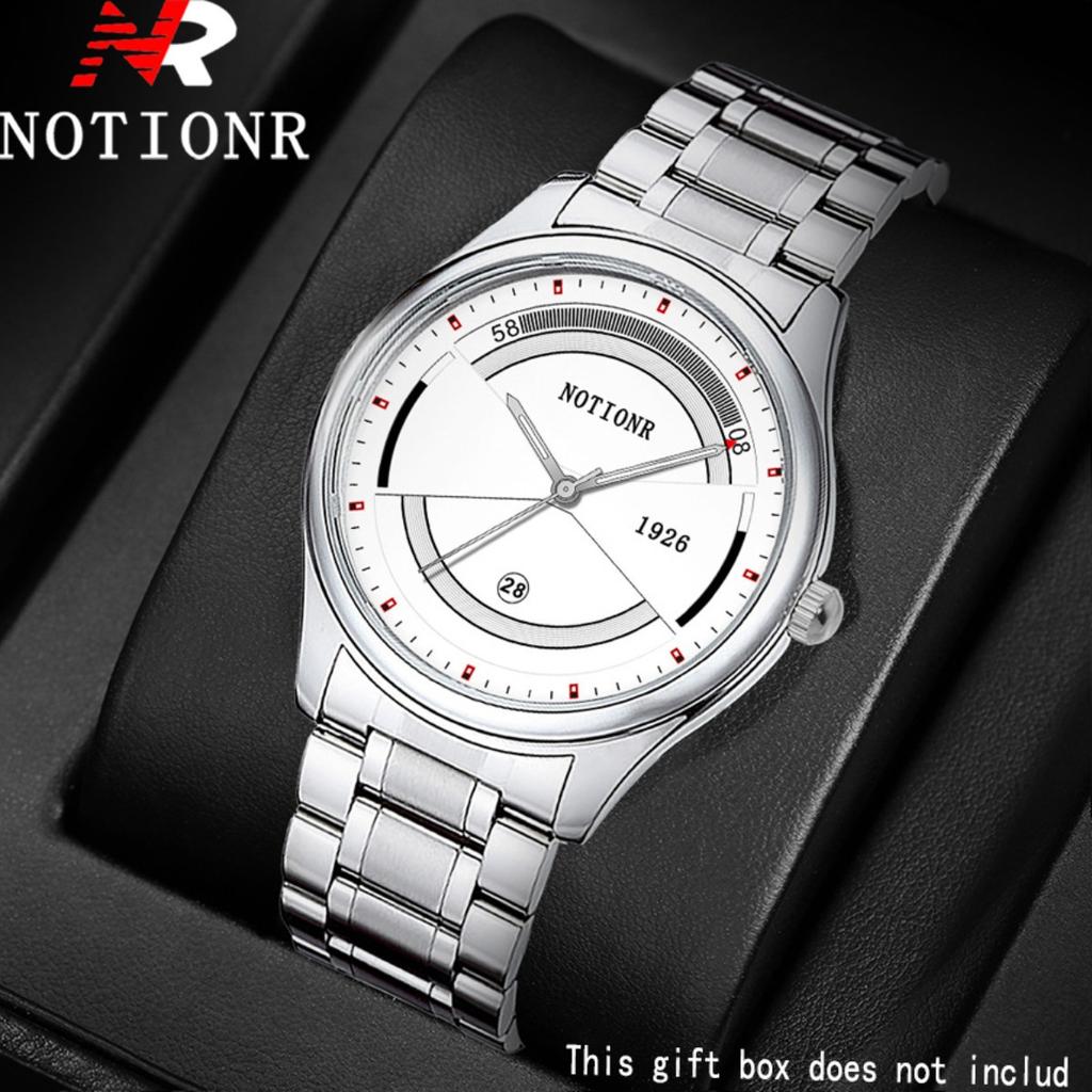 Men'S Stainless Steel Watch, Casual Simple Men'S Quartz Watch