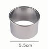 3Pcs/set Stainless Steel Round Dough Cutter Dumplings Molds Cookie Biscuit Cutters Circle Pastry Cutters Baking Circle Ring Mold