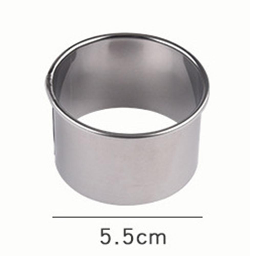 3Pcs/set Stainless Steel Round Dough Cutter Dumplings Molds Cookie Biscuit Cutters Circle Pastry Cutters Baking Circle Ring Mold