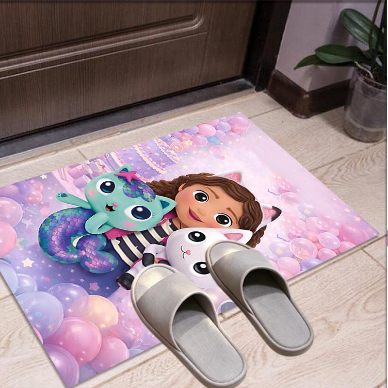 Gabby's Dollhouse Pattern Rug, Indoor/Outdoor Mat, for Picnic, Gameroom, Bedroom, Office, Living Room, Home Decor Carpet, Birthday Gift