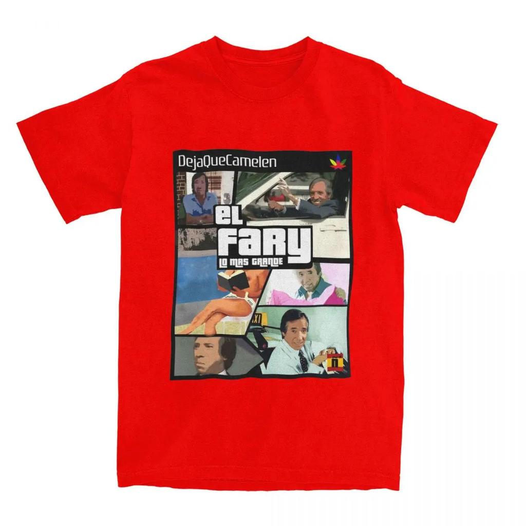 Streetwear T Shirt El Fary T Shirts spanish Leisure Tshirt for Adult Beach Y2K Basic Casual Short Sleeve Clothes
