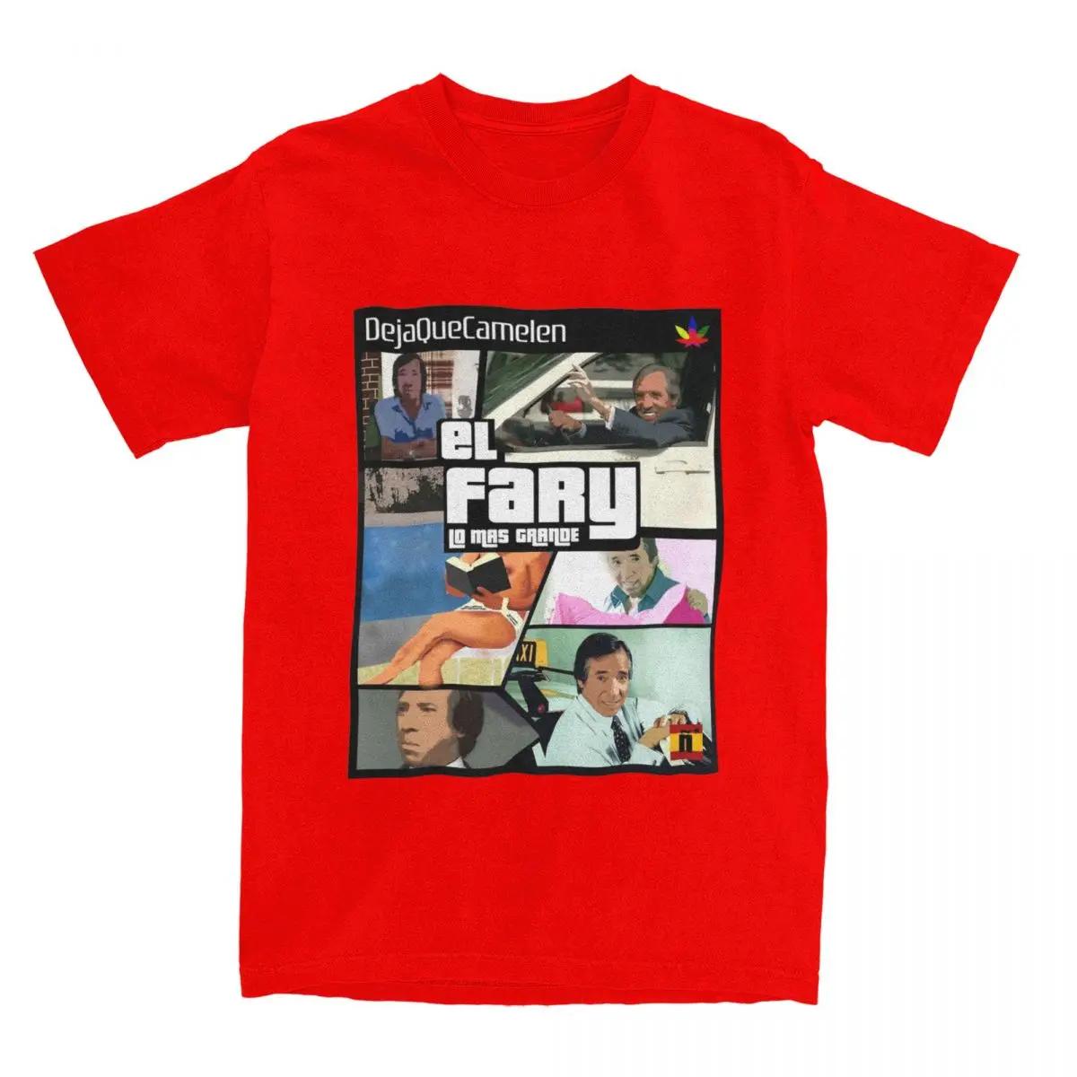 

Streetwear T Shirt El Fary T Shirts Spanish Leisure Tshirt for Adult Beach Y2K Basic Casual Short Sleeve Clothes 4XL