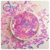 Golden Iridescent Mermaid PVC Sequins (8x12mm) for DIY Crystal Slime & Phone Case Accessories