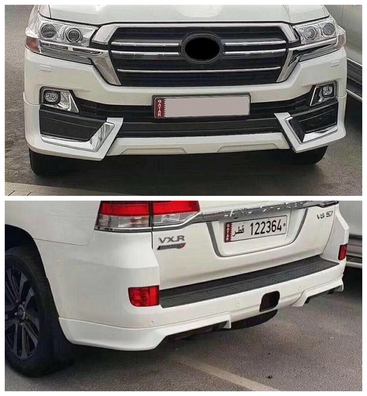 Toyota Land Cruiser 2016-2021 Front & Rear Body Kit for LC200 Bumper Modification