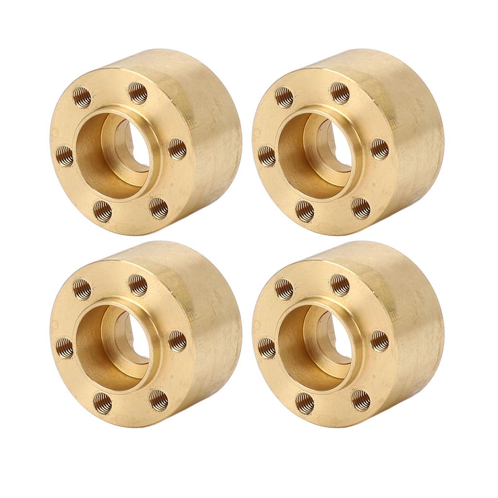 4Pcs Wheel Hex Hub Widen Brass Weight Wear Proof Wheel Hex Widen Adapter for 1.9in 2.2in Hub