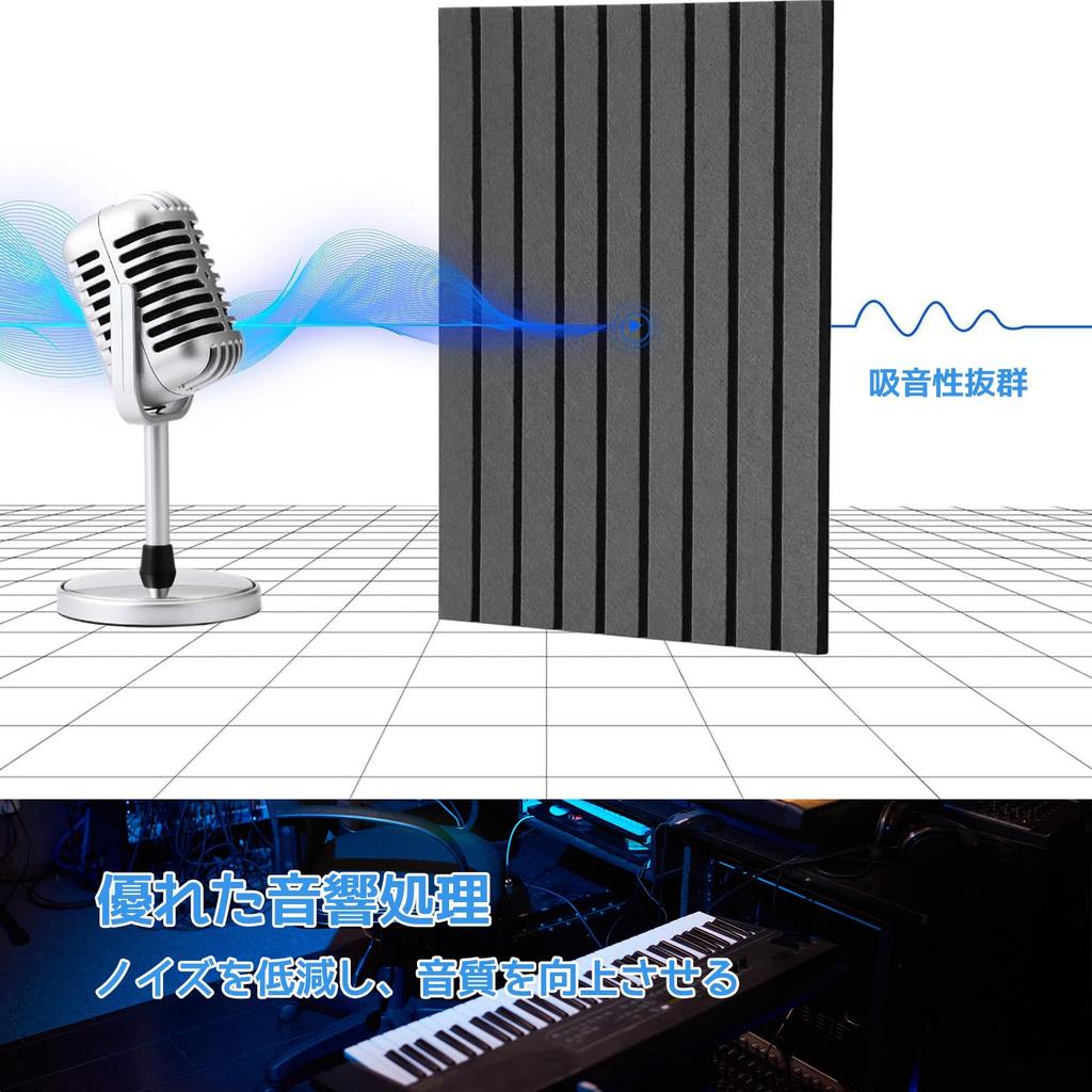 Raisme Sett av Laget av Lett å Tapetsere Flis Egnet for Stilig Lydisolering For Levende Vegg x tommer x 30 Treåre Interiør Lydabsorberende