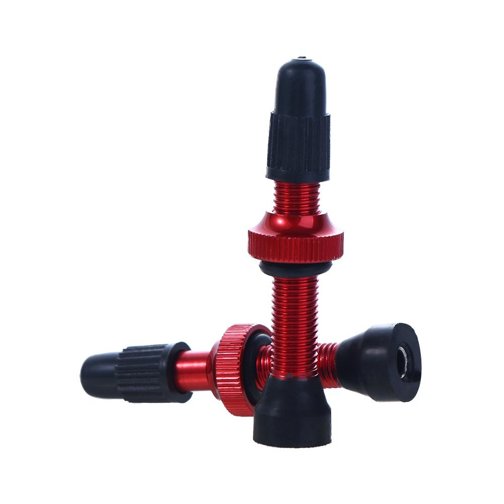 60mm Aluminum Brass Ultra-light Sealant Presta Valve Extender Valves Tubeless Tire MTB Bicycle