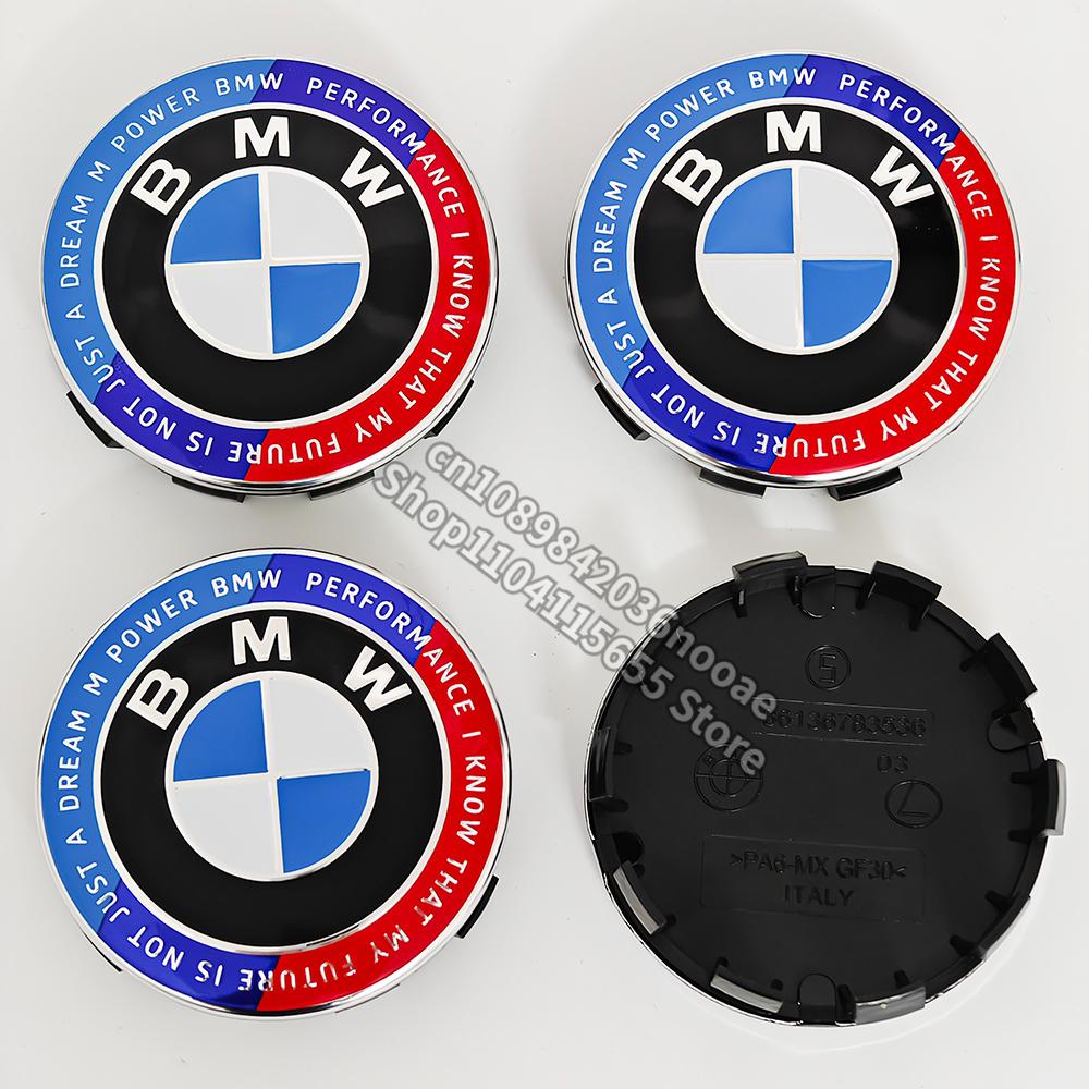 AABU1 4 Pcs 68mm 56mm Wheel Center Cap for BMW E90 E87 F30 F20 F10 E60 F01 F02 G20 G30 G38 G14 F22 X1 X3 X4 X5 X6 M1 M2 M3 M4 M5 M6 M8