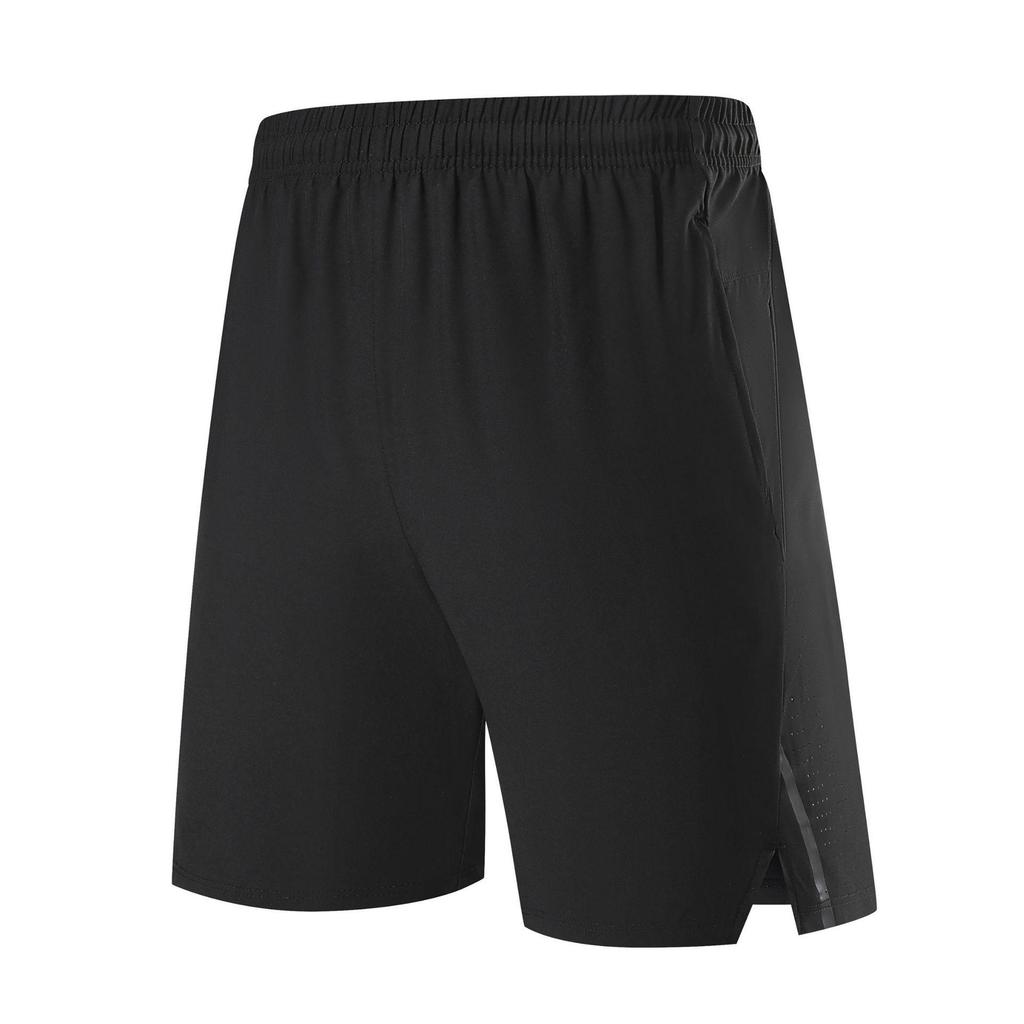 Men's Summer Quick-Dry Athletic Shorts: Breathable, Ice-Feel, Five-Point Length for Running, Fitness, and Basketball.