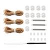 RV Pleated Shade Repair Kit, Pleaded Shade Maintain Tools With Pull Rope, Plugs, Pulleys, Springs And Rope Threader, Day Night Window Shade