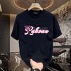 Heavy Cotton American High Street White Oversize Short-Sleeved T-Shirt Men'S Summer Tide Brand Loose Student T-Shirt Top