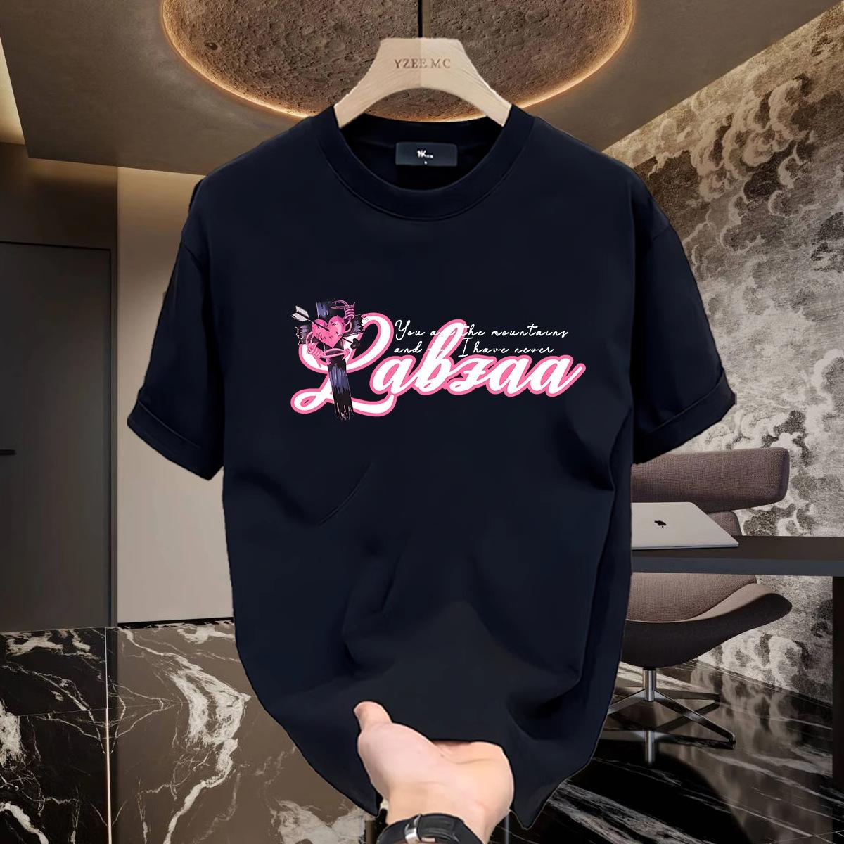 

Летняя мужская женская футболка с круглым вырезом, коротким рукавом и принтом, дышащие спортивные топы 3XL