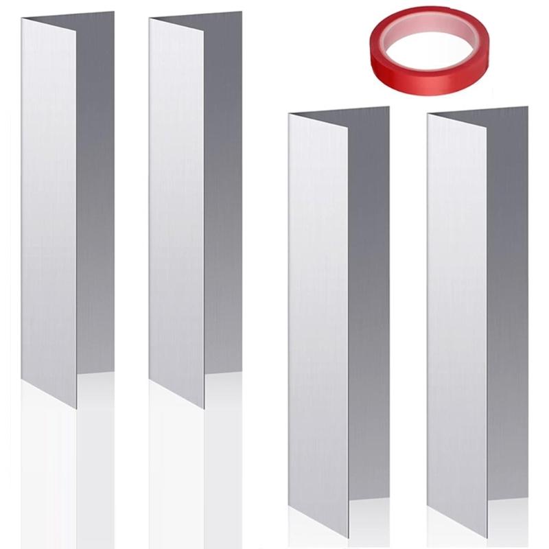 

4Pcs Practical Weatherproof Garage Door Seal Strips Convenient for Home Use with Easy to Apply Adhesive Tape Use 1