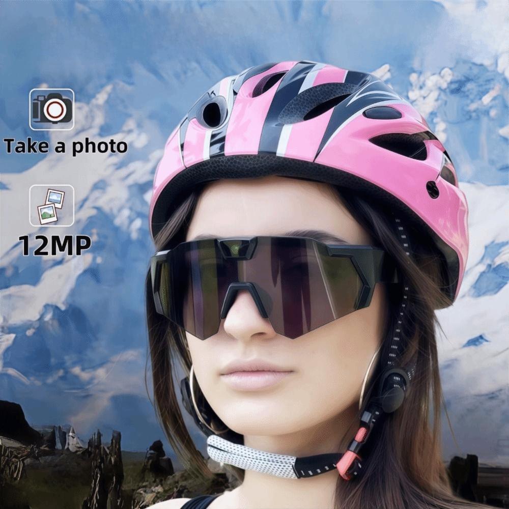 HD 1080P POV Action Camera Sunglasses 4K HD Video Recording Glasses Smart Glasses Motorcycle