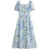 INMAN Resort Print Midi Dress