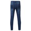 Men's Fashion Denim Hole Trouser Distressed Jeans Long Pencil Pants Streetwear